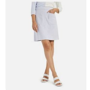 NWT Alfani Lilac Lavender Purple Microfiber Soft Straight Pencil Pockets Skirt X